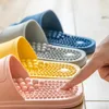 Vrouwen mannen masseren slippers unisex paar schoenen indoor huis zachte niet -slip slijtage slippers voor badkamer 240409