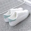 Fitness Shoes Women Sneakers Woman's All-match Basic Flat Leisure Fashion Comfortable Breathable Lace Up Casual White 9g3