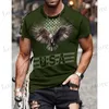 T-shirty męskie T-shirt flagi USA dla mężczyzn Krótkie blaty 3D Niezależność Niezależności Toszpy T koszule codzienne swobodne odzież Strtwear Tops T240419