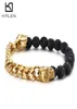 Bracciali gioielli per uomini punk dubai oro color collegamento a colore ginnastico ghiottona perle elastiche braccialetti elastici Accessori freschi Accessori fantastici9439722