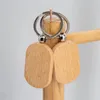 Keychains Tag de clé en bois vier