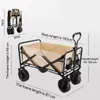 Camping Trolley Foldable Outdoor Hand Push Picnic Car Camp Crailer Stall Small Pull Cart Table Board Camping Car