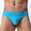 Sous-vêtements pour la mode jeunesse pour les hommes en soie glaciaire pantalon pantalon de couleur solide de couleur gay short de fond