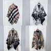 Bufandas de bufanda de chales de cachemira Bufandas Invierno Mujeres a cuadros suaves Soft Shawl Master Echearpe Bufands 4 temporada Foulard Scarve Bufanda Brand con caja original Bu07 S