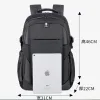 Zaini per uomini per viaggi per viaggi per viaggi per laptop USB Ricarica di carnagi pacchetto di schiena impermeabile BackBag Grandebook di grande capacità Mochila