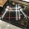 メンズドレスシャツ23SSデザイナーシャツカジュアルスリムシルクTシャツ長袖ビジネス服格子縞の男性アジアのszie 3xl 789600261ドロップd otzmi