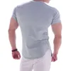 Camisetas masculinas de grife de grife de fitness de secagem rápida
