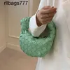 Mini bolsas de tecido Jodie Bag Small Design Design Moda de versatilidade feminina Moda única de pequena alça com logotipo