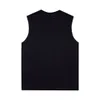 Summer designer tank men's casual sleeveless monogrammed T-shirt black and white in a variety of Asian sizes XS-L