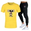 Nieuwe stijl 2024 Designer Tracksuits Spring Summer Fitness Set Letter Patroon Gedrukte T -shirtbroek Casual Jogging Sweatsuit.