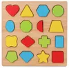 3D -pussel Träpussel för småbarn Montessori Baby Learning Alfabetnummer Formpussel Toys Kids Education Matching Board Wood Game 240419