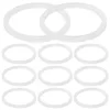 Dinnerware 20pcs Mason Jars Silicone Rings Reusable Storage Jar Sealing Lids Gaskets Replacements