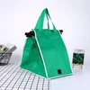 Stume da stoccaggio portatile Trolle ecologico Tote Borsa per la spesa di supermercato riutilizzabile Insinisci tasca del carrello tasca di grande capacità pieghevole