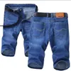 Summer Men Short Denim Jeans mince pantalon cool décontracté court élastique pantalon de haute qualité Arrivées 240416