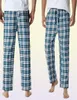 Plaid Mens Pajama Umolne Upoświenia wypoczęć Relakowane domowe PJS Pants Flanel Comfy Jersey Soft Cotton Pantalon Pijama Hombre 27957757