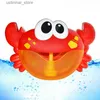 Kum Oyun Su Eğlenceli Komik Kabarcık Yengeçleri Bebek Banyosu Oyuncak Toddler Banyo Kabarcık Maker Küvet Sabun Makinesi L416