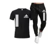 Men's Shorts Mens cotton T-shirt set Casual T-shirt Athletic shorts Mens summer wear Fashion 240419 240419