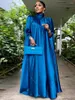 Sukienki swobodne eleganckie satynowe dla kobiet jesienne szatę odzieżową longue mousseline femme maxi długa sukienka streetwear wielkie huśtawka vestidos