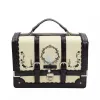 Tassen lolita stijl roze alice borduurwerk handtas assen vrouw schoudertas messenger tas school wo lady girls tas