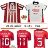 24 25 Chivas de Guadalara Soccer Jerseys 2024 2025 Liga MX C. Cowell A.zaldivar Calderon J.Ias Chicharito