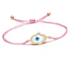 Pulseiras de charme White Cowrie conchas hamsa mão bracelete sortuda homens homens 2024 moda de mortima rosa laranja laranja azul jóias