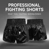 Fiving Sports Boîte respirante Shorts pour hommes pour femmes pour femmes adolescents Kickboxing Fighting MMA 240408