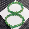 Bracelets de liaison Green Agate Ommani Padmehum Bracelet Femmes Charm