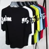 Heren plus T-shirt Casual Polar Style Summer Wear Out of Beach Street Hip Hop Clothing Pure Cotton Palm Ax86