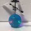 Flying RC Ball Aircraft Helicopter Party Favor Led Flashing Light Up Toy Induction Toy Electric Toy Drone For Kid Children