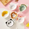 Plates 1Pc Cute Animals Ceramic Sauce Dish Mini Tray Small Plate Side Seasoning Condiment Dishes Sushi Soy Snack Dipping Home Bowl