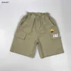 Luxe kinderontwerper kleding zomer Babypakken maat 90-150 cm dierpatroon afdrukkende korte mouwen poloshirt en shorts 24APRIL