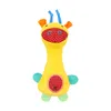 NOUVEAUX bébé Rattles Toys Infant Developmental Hand Grip Shaker Jouets animaux en peluche doux avec son pendant 3 à 12 mois