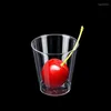 Tumblers 50st Mini Clear Plastic Disponable Party S Glasögon Jelly Cups Birthday Kitchen Accessories Cup