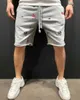 Heren shorts 2023 Nieuwe lente/zomer heren band shorts los fit Bridges Bermuda Casual Shorts Mens T240419