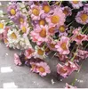 Fleurs décoratives 15 têtes Daisy Plastic artificiel faux bouquets arrangement pour décoration intérieure Jardin Décoration de décoration accessoires