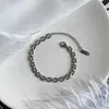 Чейн -квадратная линия Band Band Style Bracelet Cool Classic Минималистская из нержавеющая сталь золото, покрытые модными украшениями для женщин D240419