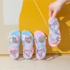 Sandaler Sandalias Anti Slip Children Sandaler Summer New Girl Princess Sandaler Soft Soled Baby Beach Shoe Söta barnskor Zapatos Nia 240419