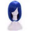 human curly wigs Fashionable Womens Short Straight Hair Wig Wave Head Cover Anime Wig Universal Chemical Fiber High Temperature Silk