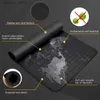 Tampons de souris poignet RESTS MAP MARD MATE MARDE GAMING MOUSEPAD CHARGE DE CHARGE MAT XXL Large Mause Pad 900400 Table de tapis de souris Black Y240419