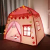 Tent pour enfants Tente intérieure des jeux d'extérieur jardin tipi princesse château pliant cubby toys tenfants chambre house teepee playhouse 240415