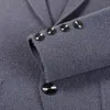 AUTUM AUTUM AUTUM Brand Fashion Moda Slim Fit Knit Blazer Mens Top Cardigan Sweater Casual Casual Jaqueta Mens roupas 240407