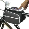 Bags Bicycle Bags Front Touch Screen Mobile Phone Bag Mtb Road Mountain Bike Top Tube Bag Cycling Pannier Pack Cycling Accessories