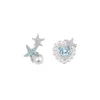 Boucles d'oreilles étalons Starfish Starfish Star Heart Pearl for Femmes Sweet Romantic Aesthetic Exquis Fashion Bijoux