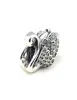 Majestic Swan Charms Bead 925 Sterlingsilverjewelry Pave Crystal Animal Pärlor DIY Shealia Märke armband smycken Tillbehör HB8277842