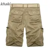 Men's Shorts Summer Mens Fashion Overalls Cotton Casual Loose Multipocket Shorts Cargo Shorts Large Size 240419 240419