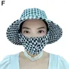 Beretten Outdoor Bloempatroon Anti-UV Zonnebrandcrème Hoed Fashion Dust Mask Protect Neck Women Men Men Fisherman Casual Fishing Cap