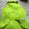 Vestuário para cães Roupas de colete refletivo de segurança Pet Alta visibilidade fluorescente para trabalho ao ar livre, andando, coletes de jaqueta respirável