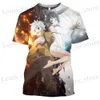 Herren-T-Shirts Neue Danmachi Hestia Anime Sexy Mädchen 3D Print Strtwear T-Shirt für Männer und Frauen lässig Mode übergroße Kinder Tops Kleidung T240419