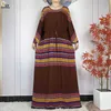 Ethnic Clothing 2024 New Dubai Fashion Summer Lady Party Dresse With Big Scarf Cotton Loose Femme Islam Short Sleeve Maxi African Casual Abaya d240419