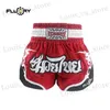 Mäns shorts Fluory Mens Womens Combat Shorts Boxing Pants Simple MMA Shorts Muay Thai Shorts T240419